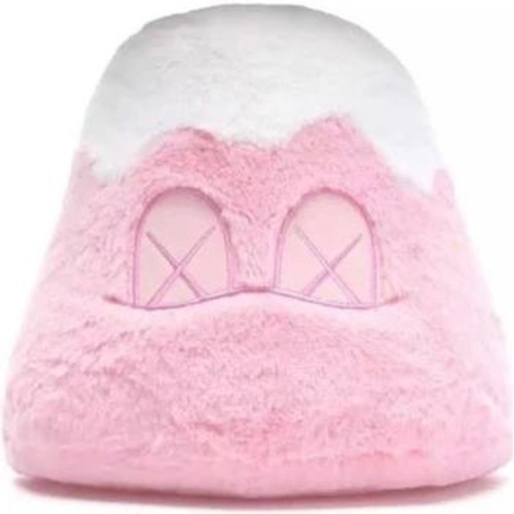 KAWS Holiday Japan Mt Fuji Plush‎ Pink White Collectible Decor #4185